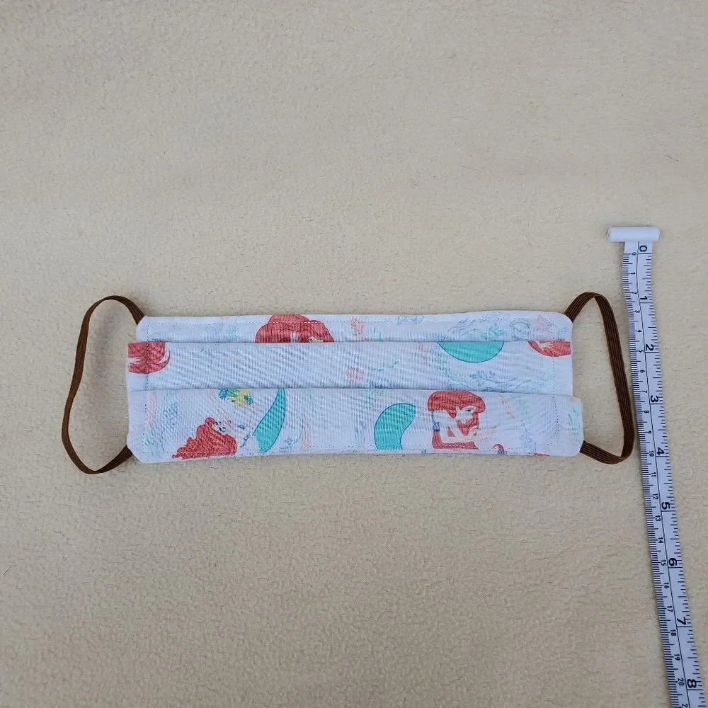Handmade Disney Little Mermaid adult face mask